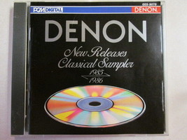 Denon New Releases Classical Sampler 1985 1986 Japan 18 Track Rare Promo Cd Vg+ - £11.67 GBP
