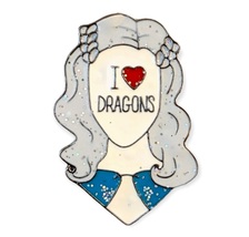 Game of Thrones Fantasy Pin: I Love Dragons Daenerys Targaryen - £10.12 GBP