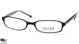 New C ASIN O Jesse Black On Crystal Eyeglasses Glasses Frame 47-18-140 B22mm - £29.37 GBP