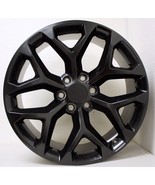 GMC 20&quot; Satin Black Snowflake Wheels Rims For 2000-2025 Sierra Yukon Den... - $17,809.48 MXN