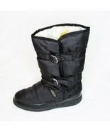 Tecnica Winter Snow Boots Black Nylon Faux Fur Lined Rubber Sole size 36... - $105.15 CAD