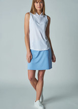 Nwt Ladies Gottex G Lifestyle Solid White Sleeveless Golf Shirt - S M L &amp; Xl - £47.84 GBP