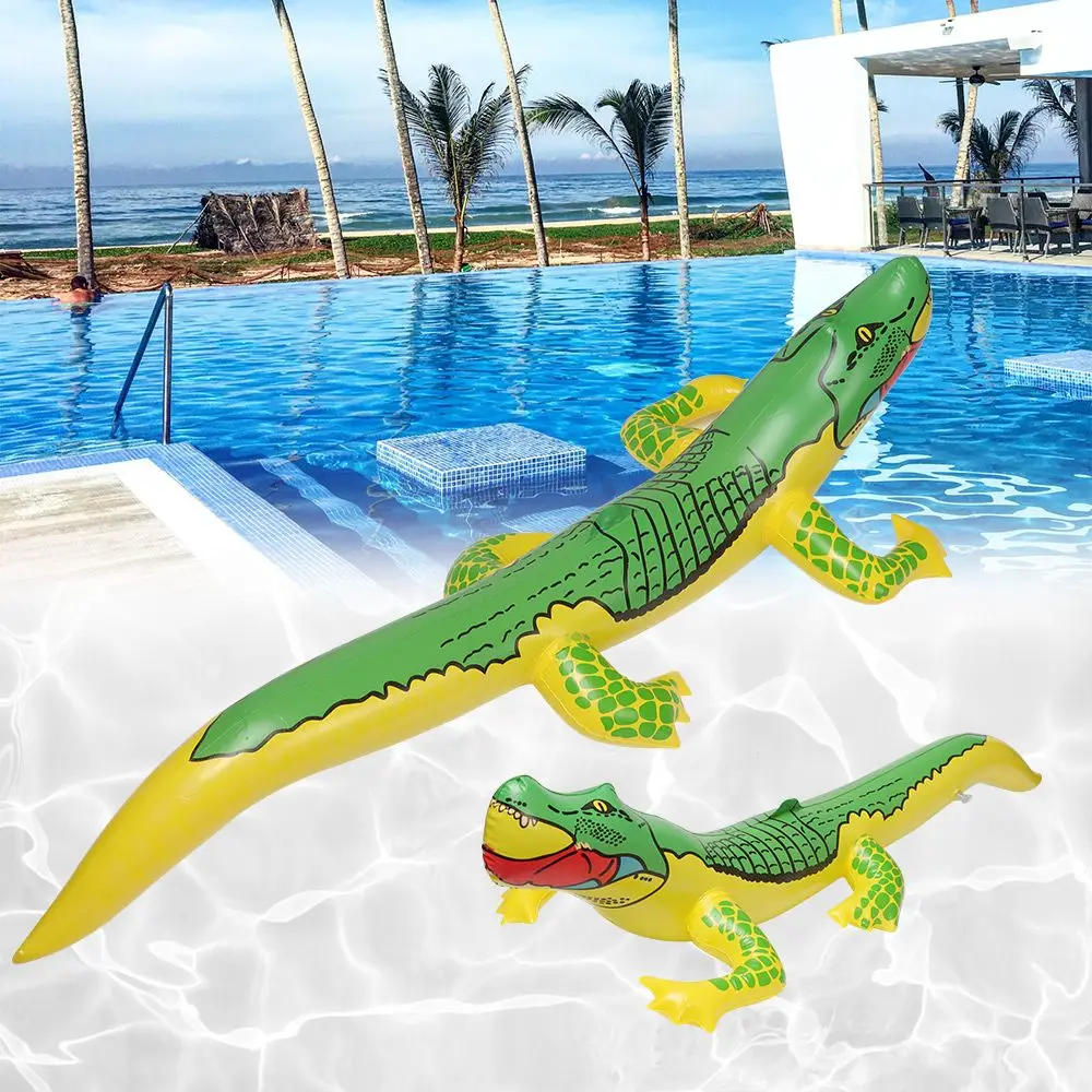 High Quality Swimming Pool Blow Up Summer Beach Alligator Balloon Crocodile Toy - £11.29 GBP