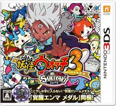 3DS Yo-Kai Watch 3 Sukiyaki (Medal) Japan Import Game Japanese - £45.83 GBP