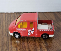 Majorette No. 243 Ford Transit Red Emergency Road Service 24 Diecast Vehicle - $4.94
