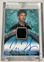 2008 Stargate Atlantis Flanigan As Sheppard Autograph Costume Card 163/250 - £93.08 GBP
