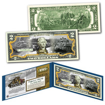 M4 SHERMAN TANK World War II Official Genuine Legal Tender U.S. $2 Bill ... - £11.00 GBP