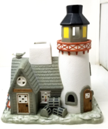 Partylite Stoney Harbor Lighthouse Ceramic Tea Light Candle Holder  - £11.99 GBP