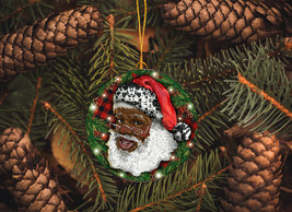 SANTA CLAUS Double Sided MDF Christmas Ornament AA | Gift | Stocking Stu... - $11.66