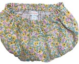 Cat and Jack Diaper Cover Floral Yellow Pink Green 6 to 9mth Bloomers Co... - £3.46 GBP