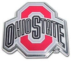 Ohio State Osu 3.25X3 Color Emblem Adhesive Medallion - £31.96 GBP