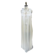 VTG 60s Odette Barsa Cream Nylon Nightgown Lace Trim/Collar  Sz L NWOT - $69.50