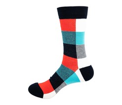 Colorful Square Pattern Socks from the Sock Panda (Adult Large) - £6.60 GBP