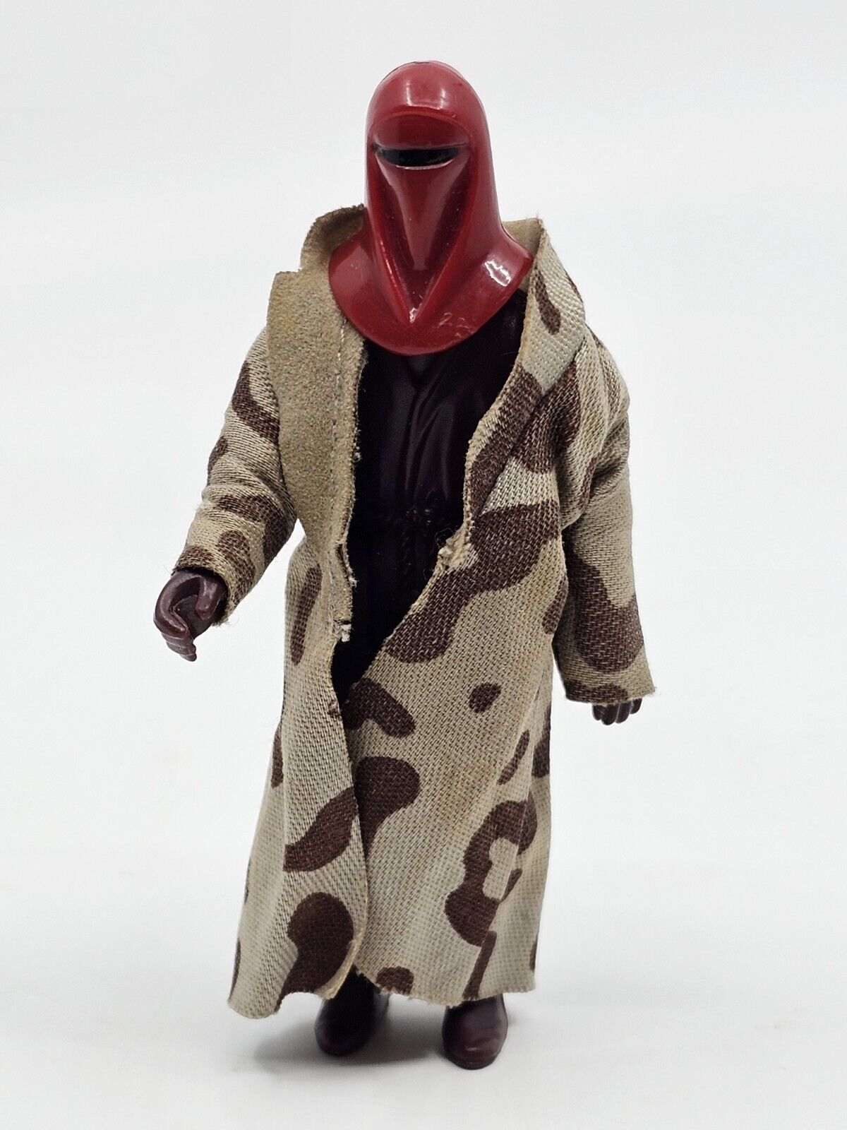 Vintage 1984 Star Wars  Trench Coat Han Solo Kenner Plain Lapel Original Part - $24.99