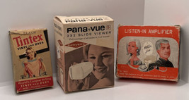Lot of unique items tintex slide viewer hearing spy Pana-vue Listen In Amplifier - £10.67 GBP