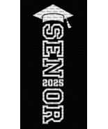 Senior 2025 With Graduation Cap Car Truck Window Vinyl Decal US Made And... - $6.72+