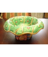 Vintage CHRISTMAS 1994 footed bowl &quot;FITZ &amp; FLOYD&quot; Christmas Tree Stars [... - $1,163.77 MXN