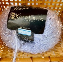 Karabella Piuma Gold - Kid Mohair Blend W/metallic - Super Bulky Yarn #4 Purple - $11.35