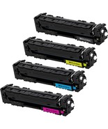 HP LASERJET M252dw M277 201X toner set  CF400X CF401X CF402X CF403X - £117.46 GBP