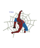 Spiderman 3 Spider man digitized filled embroidery design Digital Download - $6.11 CAD