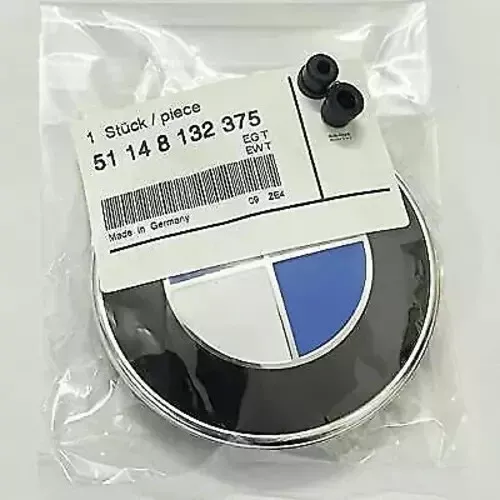 Replacement for BMW Hood Emblem Logo Badge Roundel 82mm 51148132375 + Gr... - $20.64 CAD