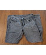 Jeans In Denim Lavati Grigi Levi Strauss 514 Uomo W29 L30 Taglio Dritto - $28.06