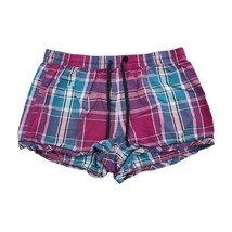 Secret Treasures Shorts Womens M Multicolor Plaid Drawstring Pajamas Short - $15.82