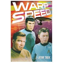 STAR TREK LARGE WARP SPEED TIN SIGN POSTER - $19.75