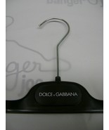 3  DOLCE &amp; GABBANA Black Plastic Pants Skirt Jeans Shorts Clip Hanger 37cm - £20.28 GBP