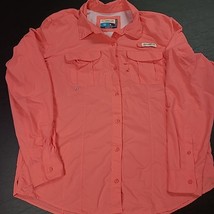Magellan Outdoors Fish Gear Shirt Womens XL Relaxed Fit Coral Pink Lagun... - £8.64 GBP