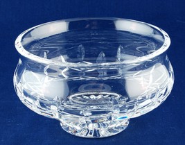 Crystal Glass Bowl Candy Dish Footed 5-1/4&quot; Diameter Heavy  - $160.61 MXN