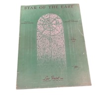 Star of the East 1918 sheet Music George Cooper Amanda Kennedy Religious - £15.35 GBP