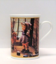 M I Hummel The Artist February Fine Porcelain Coffee Mug Tea Cup Danbury Mint - £6.32 GBP