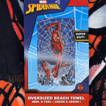 Spiderman Beach Towel 40 x 72 OVERSIZED for Kids Teens Adults - £12.66 GBP