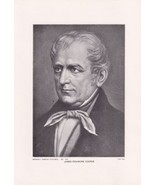 Vtg 8 x 5.5&quot; Print Brown&#39;s Famous Pictures - James Fenimore Cooper - No.... - $3.96
