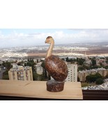 Original Vintage Wooden Bird Partridge Hand Carved and Painted  11&quot; Deco... - £37.55 GBP