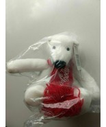 Coca-Cola-Mini White Polar Bear Red Scarf Arctic Plush Toy-NIP- FREE SHIPPING - $8.95