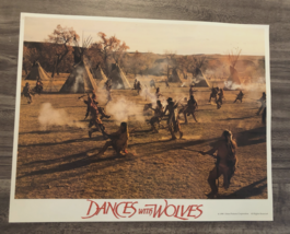 Vintage 1990 DANCES WITH WOLVES Movie LITHOGRAPH Glossy Photo Poster 11 ... - $19.80