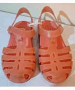 Crocs Girls Isabella Mary Jane Sandal Size C12 Pink Jelly Beach Shoe - $22.90 CAD