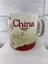 China Starbucks Mug Collector Coffee Cup Dragon Red 16oz Series 2011  - £31.65 GBP