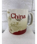 China Starbucks Mug Collector Coffee Cup Dragon Red 16oz Series 2011  - £31.56 GBP