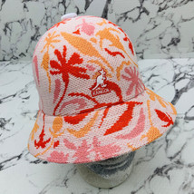 Kangol Street Floral White | Orange Cantaloupe Pink Casual Bucket - £77.06 GBP