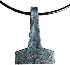 NauticalMart Thor&#39;s Hammer Norse Mjolnir Pendant Necklace - £38.55 GBP