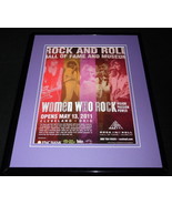 2011 Rock &amp; Roll HOF Women Framed 11x14 ORIGINAL Advertisement Madonna J... - £27.60 GBP