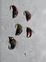 2023,    BH Multi-Colored Caddis Pupa Nymph, Size 14, Sold Per 6, Hot Items!! - £6.17 GBP