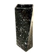 Marc Hebert Studio Art Pottery Vase Blue-Gray Black White  7&quot;H Hand Buil... - $9.56 CAD
