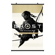 Ghost of Tsushima Director&#39;s Cut Wall Scroll 23&quot; x 34&quot; PS4/PS5/XBOX - £23.89 GBP