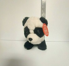 NWT Fiesta Floppy Bean Bag  Panda Bear 8&quot; Soft Fluffy Plush Stuffed Toy - £11.67 GBP