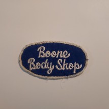 Vintage Boone Body Shop Mechanic Uniform 4.50&quot;x2.00&quot; Sew-on Patch - £14.59 GBP