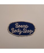 Vintage Boone Body Shop Mechanic Uniform 4.50&quot;x2.00&quot; Sew-on Patch - £14.70 GBP